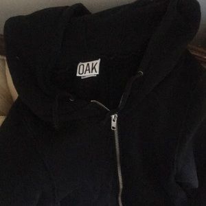 OAK NYC slouch hooded romper S